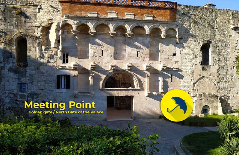 O Palácio de Diocleciano (Split, Croácia) - Cena 3D - Ensino e