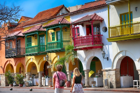 Cartagena: ommuurde stad Cartagena en privétour Getsemani