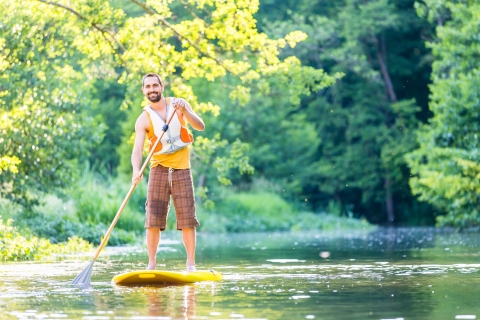 Palomino : Aventure en paddle board sur la rivière PalominoAventure en Paddle Board dans la rivière Palomino Tour
