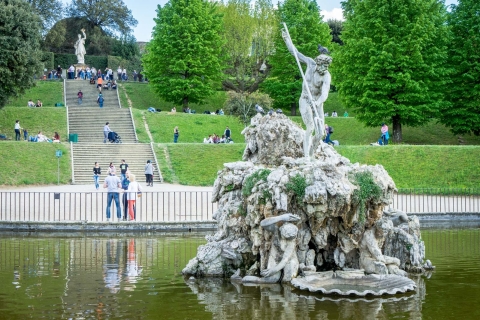Jardín de Boboli y visita guiada a pie en FlorenciaVisita combinada a los Jardines de Boboli y Visita a pie en alemán