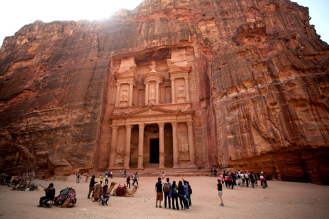 Amman : Circuit privé de 2 jours à Petra, Wadi Rum et la mer Morte