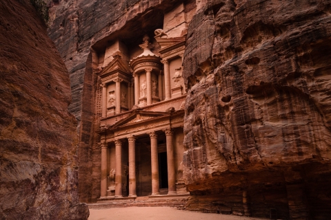 Amman : Circuit privé de 2 jours à Petra, Wadi Rum et la mer Morte