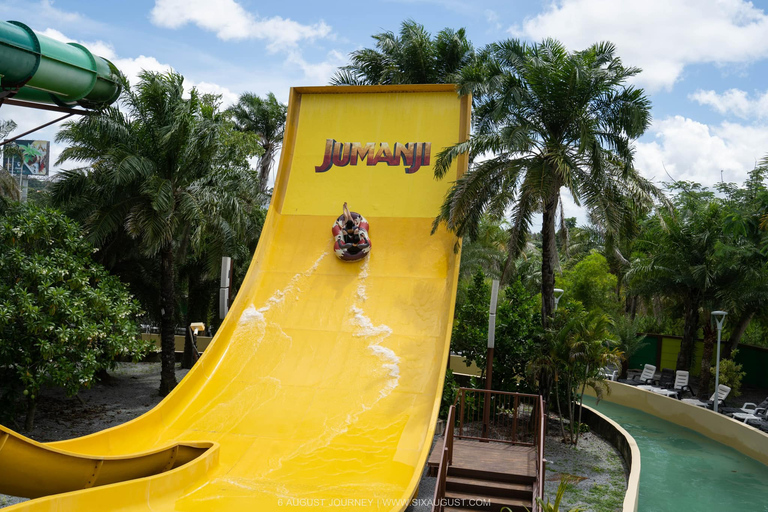 Pattaya: Columbia Pictures Aquaverse Ticket de entradaPase de un día con experiencia en karts de 1 vuelta