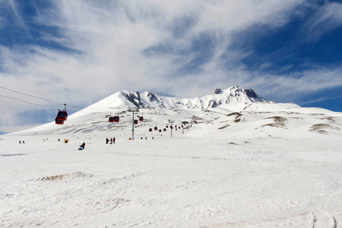 From Cappadocia: Erciyes Ski Tour (Optional Overnight Stay) Erciyes Ski Tour with Ski Pass & Full Equipment