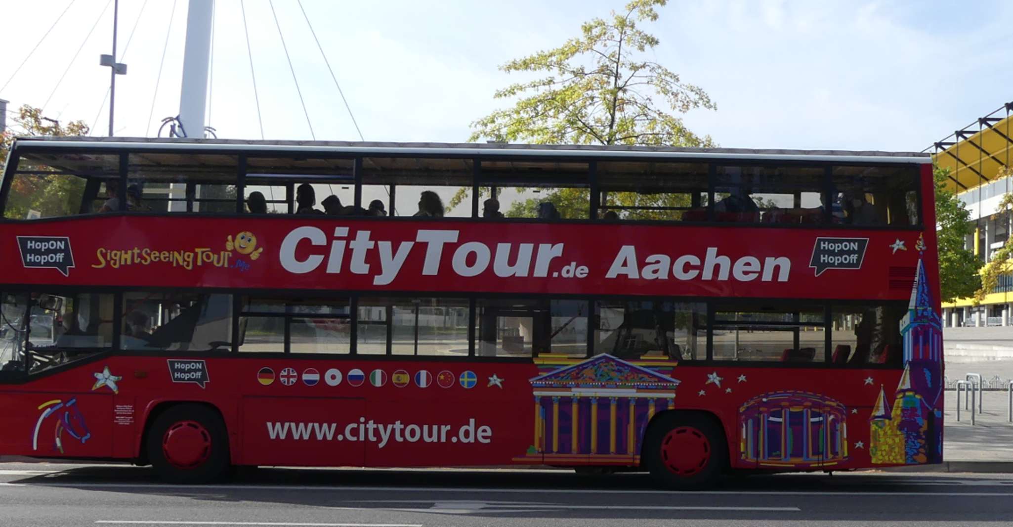 Aachen, 24-часовой пикет на автобусе Hop-Off-Sighting Ticket - Hizvo
