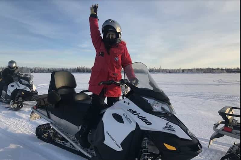 Yellowknife Backcountry Snowmobile Tour with Winter Gear GetYourGuide