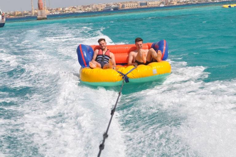 Ab Hurghada: Luxus-Bootsfahrt zur Orange Bay mit MittagessenAb Hurghada