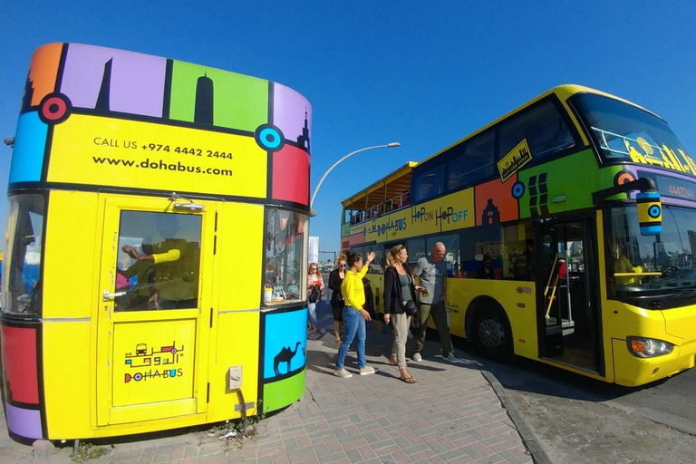 Doha: Bilhete de ônibus hop-on hop-off de 24 horas com guia de áudioDoha: Bilhete Hop-On Hop-Off de 24 Horas com Guia de Áudio