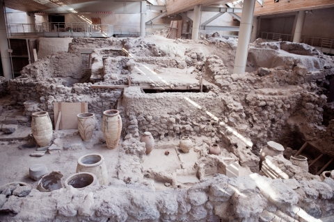 Santorin : Oia, Megalochori et les fouilles d'AkrotiriSantorin : Visite d'Oia, de Megalochori et des fouilles d'Akrotiri