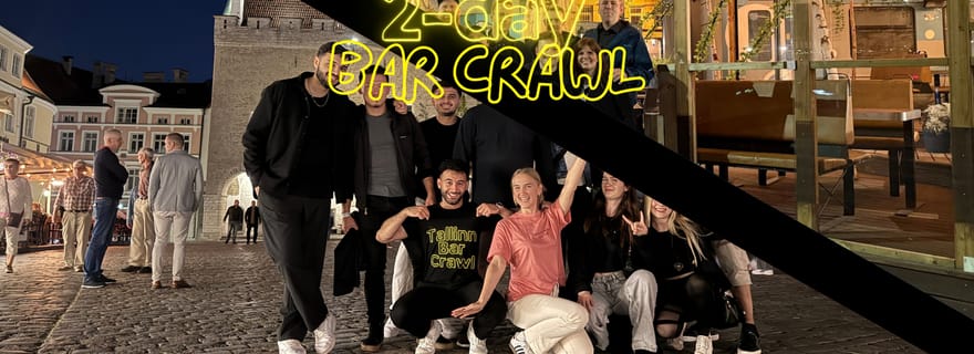 Tallinn : Tournée des bars de 2 jours dans la vieille ville et à Telliskivi, avec shots et réductions