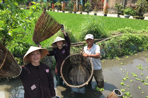 Hoi An : Ekologisk cykeltur med båtresa i korgbåt och lunch