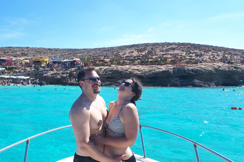 Malta: Comino, Blue lagoon, Crystal Lagoon Private Boat Tour