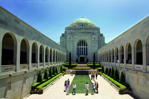 From Sydney: Canberra Day Tour 7.30am St Andrew's Cathedral, Bathurst St, Sydney Town Hall