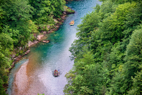 From Budva: Full-Day Tara River Rafting Trip With Lunch Group Tour From Slavija, Budva