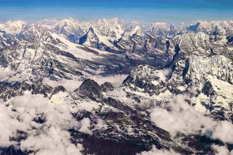Katmandú/Lalitpur: Excursión privada en helicóptero por el Everest