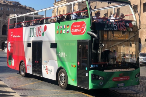 Rom: Offene Hop On Hop Off Bus Stadtrundfahrt72-Stunden-Ticket