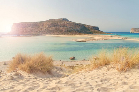 Chania Luxury Jeep Safaris: Balos Beach. A Lagoon For Bliss.3-seats Jeep/SUV