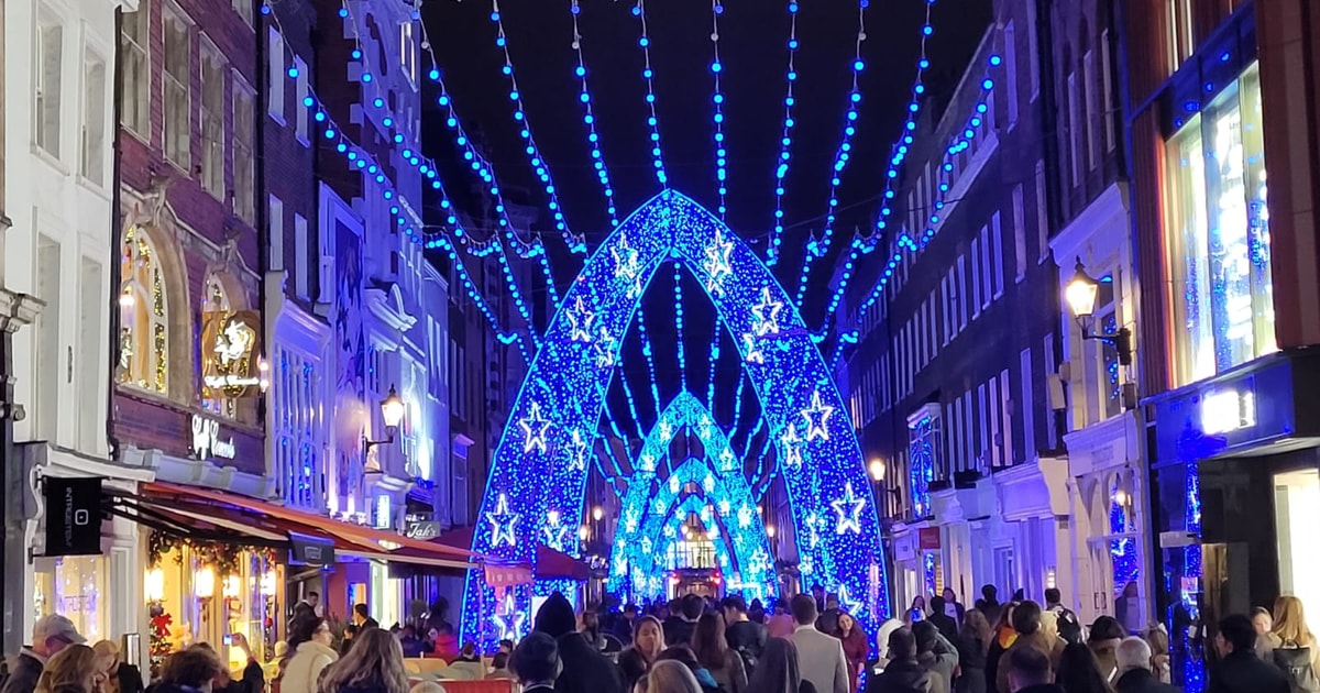 London Private Christmas Lights and Markets Walking Tour GetYourGuide