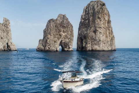 Van Sorrento: privéboottocht naar Capri met snorkelen