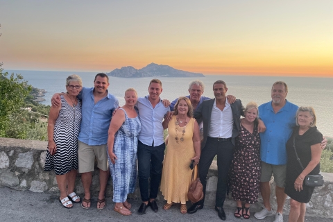 De Sorrente: visite privée au coucher du soleil sur la côte amalfitaine