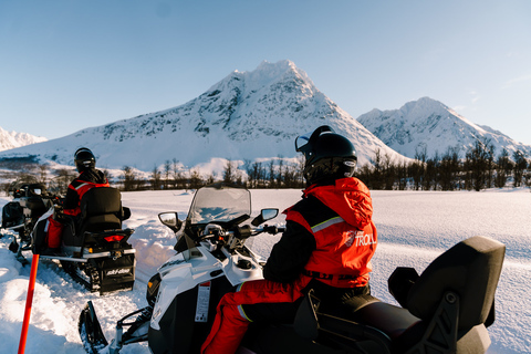 From Tromso: Eco Luxury Snowmobile Adventure to Lyngen Alps