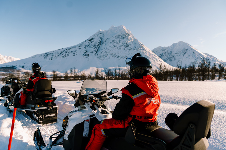 From Tromso: Eco Luxury Snowmobile Adventure to Lyngen Alps
