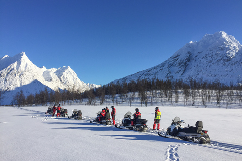 From Tromso: Eco Luxury Snowmobile Adventure to Lyngen Alps