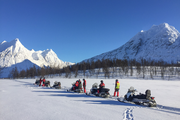 From Tromso: Eco Luxury Snowmobile Adventure to Lyngen Alps