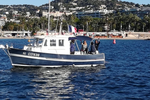 Cannes: Prywatna wycieczka łodzią na Wyspy Leryńskie i Cap d'Antibes