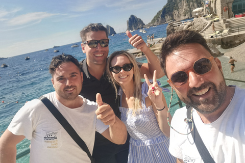 From Sorrento to Capri island by private elegant boat Capri private experience from Sorrento