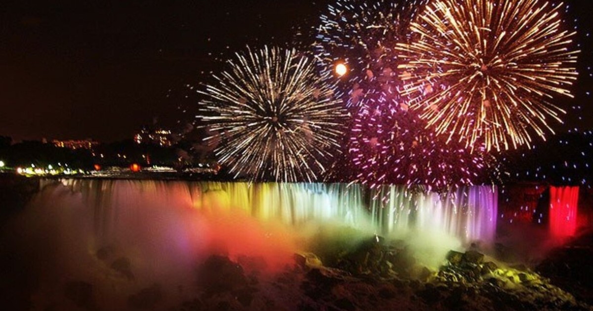 Niagara Falls Fireworks & Illumination Guided Walking Tour GetYourGuide