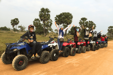 Siem Reap: Sunset Quad Bike Tour with Guide and Water