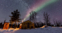 Van Yellowknife, Aurora Borealis Tour met een gezellige hutbasis - Housity