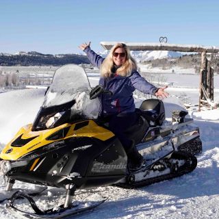 Jackson Hole: Grand Teton Private Snowmobile Tour