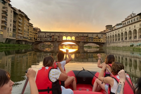 Florence: Pontevecchio-brug en City Sights Rafting Cruise