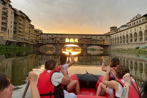 Florence: Pontevecchio-brug en City Sights Rafting Cruise