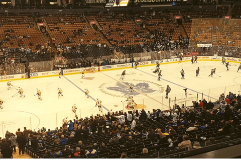 Toronto Toronto Maple Leafs Game Ticket en el Scotiabank ArenaAsientos normales