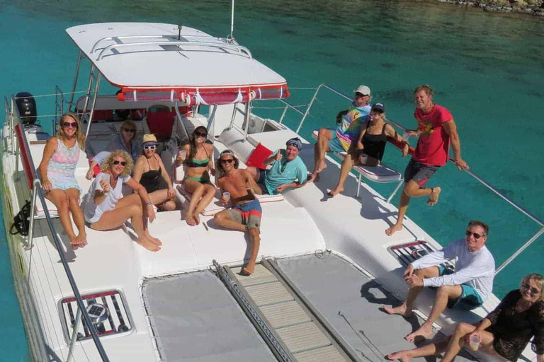 St. Thomas: Island Flyer Private Catamaran Beach & Snorkel