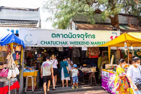 Bangkok: Mercado de fin de semana de Chatuchak y visita al mercado flotante