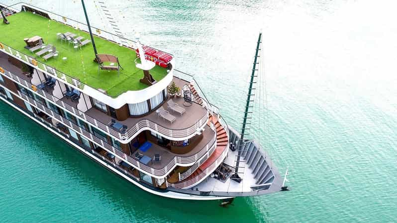 From Hanoi Day Luxury Cruise Of Ha Long And Lan Ha Bay Getyourguide