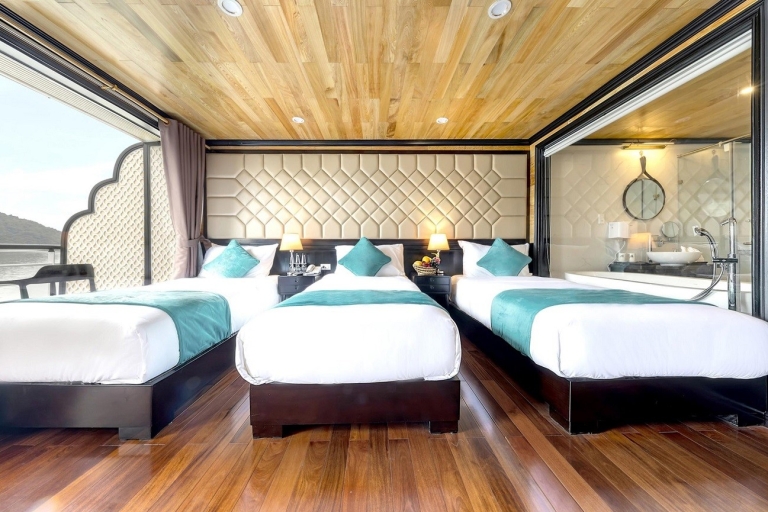 Ha Long: Lan Ha Bay 4-Day 3-Night 5 Star Cruise Halong Bay Luxury 3 Nights Cruise Hotel Pickup At Hotel