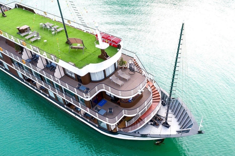 Bahía de Lan Ha: Crucero de lujo de 2 días y 1 noche, natación, kayakBahía de Lan Ha: Crucero de lujo de 2 días y balcón privado