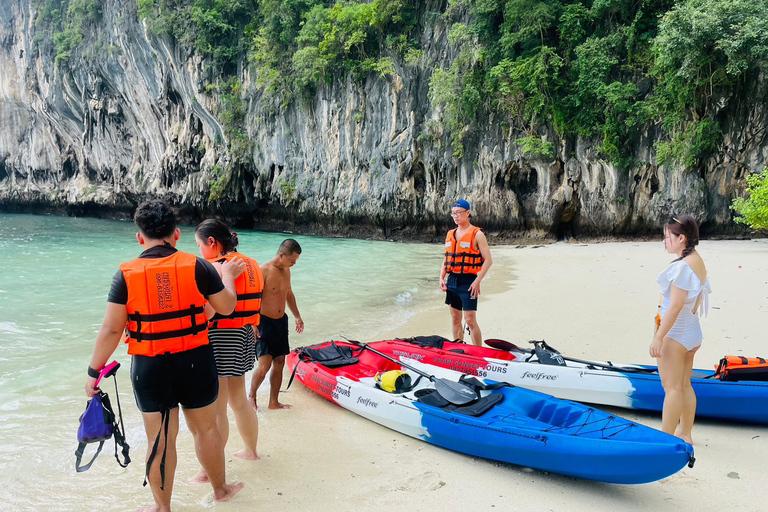 Krabi: tour en barco por las islas Hong, kayak y miradorPunto de encuentro en el Hotel Phra Nang Inn de Ao Nang