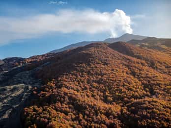 From Catania: Mt. Etna, Wine and Alcantara Tour