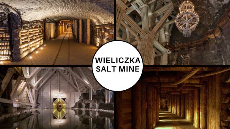 Depuis Cracovie : Excursion à la mine de sel de Wieliczka et visite guidée