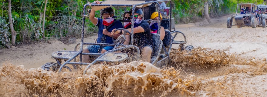 Excursion en buggy et quad à Punta Cana : Grotte, Plage de Macao, Prise en charge gratuite