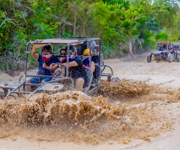 Punta Cana Buggy & ATV Tour: Höhle, Macao Beach, kostenlose Abholung