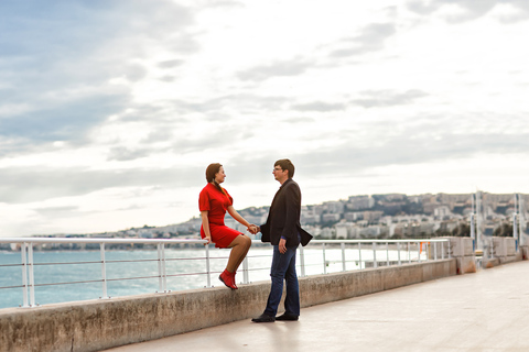 Visite à pied de Cannes pour les couplesOption standard