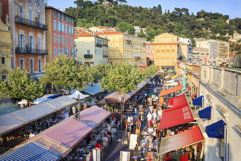 Nizza: Tour guidato a piedi al tramonto con degustazione di prodotti gastronomici