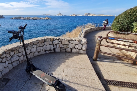 Marsylia: Self-Guided Smartphone Tour przez e-skuter